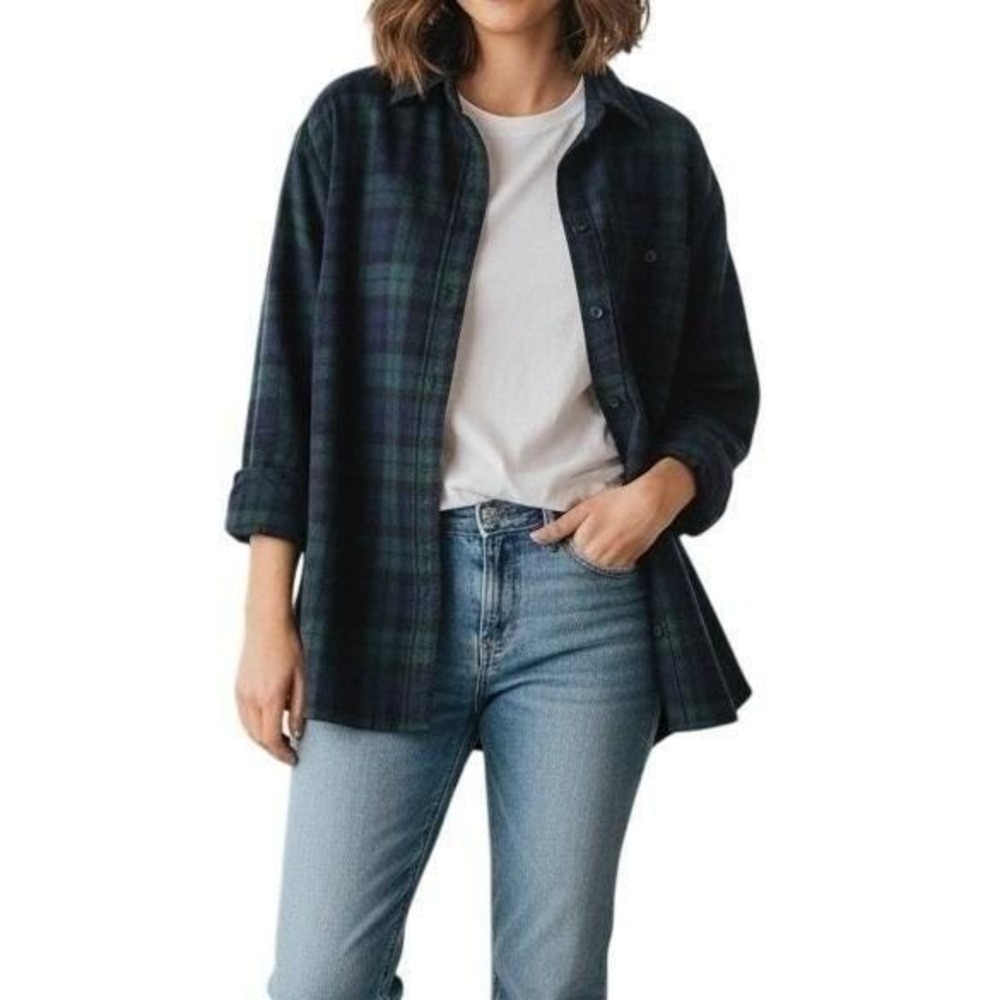 Vintage Pendleton Knockabouts Flannel Shirt Womens Medium Watch Plaid Wool USA